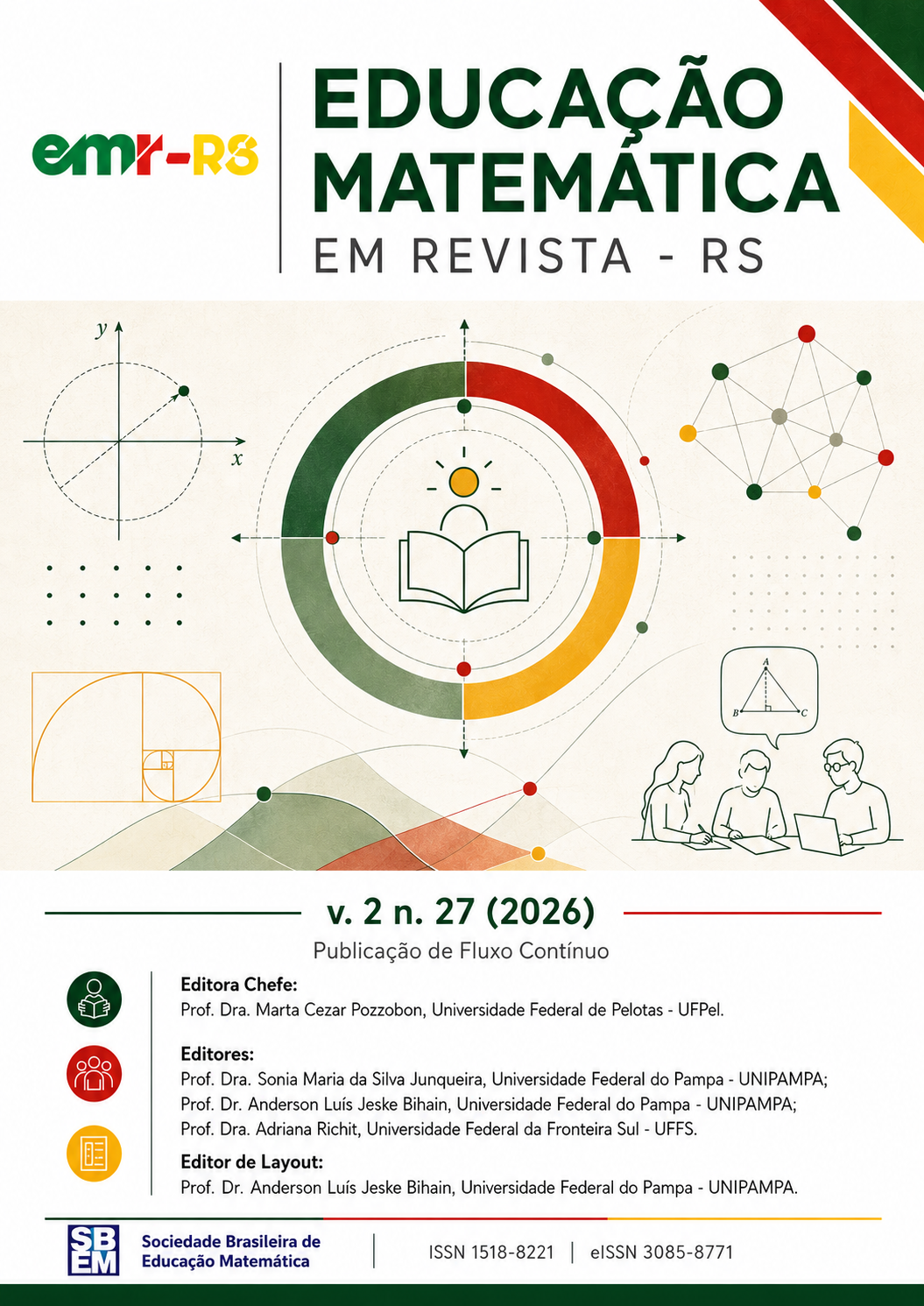 					Visualizar v. 2 n. 27 (2026): EDUCAÇÃO MATEMÁTICA EM REVISTA – RS
				